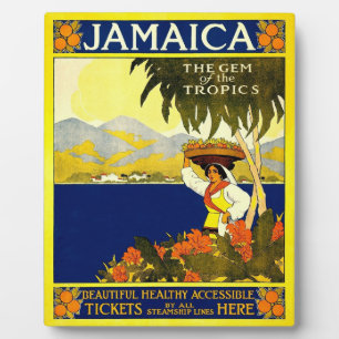 Jamaica-Steamship Fotoplatte