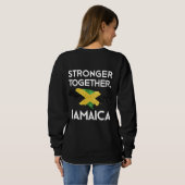 Jamaica Strong Hurricane Melissa Support Sweatshirt (Schwarz voll)