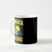 Jamaica Strong I Love Jamaican Flag Heart Women Me Kaffeetasse (Vorderseite Links)