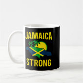Jamaica Strong I Love Jamaican Flag Heart Women Me Kaffeetasse (Links)
