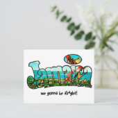 Jamaica Strong Postcard Postkarte (Stehend Vorderseite)