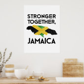 Jamaica Strong – Standing Together After Hurricane Poster (Küche)