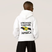 Jamaica Strong Standing Together - Classic T-Shirt Hoodie (Schwarz voll)