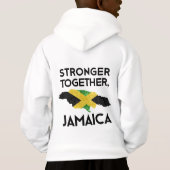 Jamaica Strong Standing Together - Classic T-Shirt Hoodie (Rückseite)