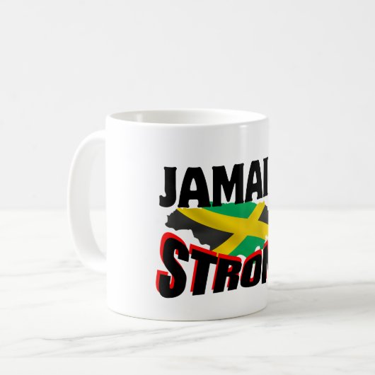 Jamaica Strong.w Kaffeetasse (Vorderseite Links)