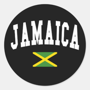 Jamaica Style Runder Aufkleber
