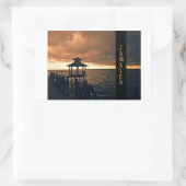 Jamaica Sunset landschaftlich Sticker (Tasche)