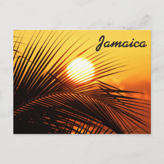 Jamaica Sunset Postcard Postkarte