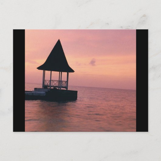 Jamaica Sunset Postkarte (Vorderseite)