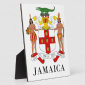 JAMAICA - Symbol/Wappen/Fahne/Farben/Emblem Fotoplatte (Seite)