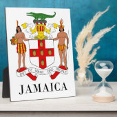 JAMAICA - Symbol/Wappen/Fahne/Farben/Emblem Fotoplatte (Seite)