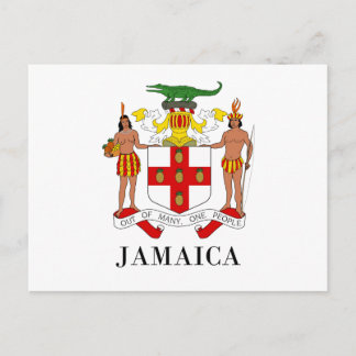 JAMAICA - Symbol/Wappen/Fahne/Farben/Emblem Postkarte