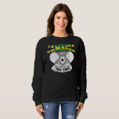 Jamaica Table Tennis Support Jamaican Ping Pong T Sweatshirt (Vorne ganz)