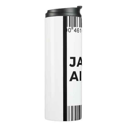 Jamaica Ticket Thermal Mug Thermosbecher (Nach links gedreht)
