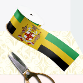 Jamaica Tricolor Ribbon, Emblem, Jamaikaner Ripsband