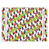 JAMAICA TRINIDAD Gesegnetes Nationalerbe Tischdecke (Vorderseite (Horizontal))