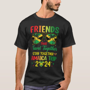 Jamaica Trip 2024 Urlaubsfreunde reisen Jamaika T-Shirt