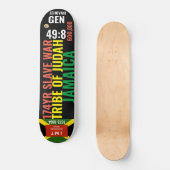 JAMAICA TRUE TRIBE OF JUDAH Skateboard (Vorderseite)