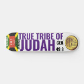 JAMAICA TRUE TRIBE OF JUDAH Skateboard (Horizontal)