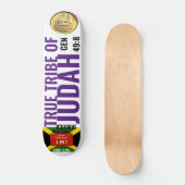 JAMAICA TRUE TRIBE OF JUDAH Skateboard (Vorderseite)