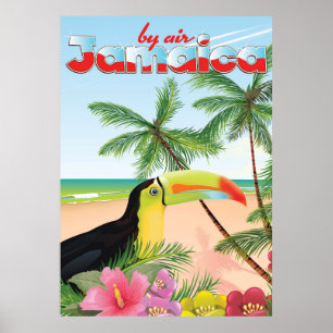 Jamaica-Tukan-Strandposter Poster