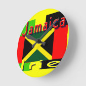 Jamaica-Uhr-Uhr Runde Wanduhr (Winkel)