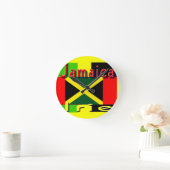 Jamaica-Uhr-Uhr Runde Wanduhr (Zuhause)