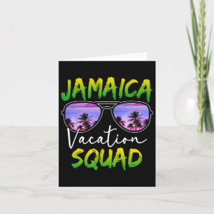 Jamaica-Urlaubstrupp 2025 Matching-Gruppenfamilie Karte