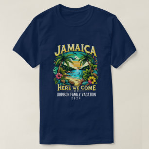Jamaica Vacation Individuelle Name Jahr Matching T-Shirt