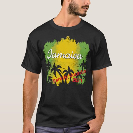 Jamaica Vacation Matching Group Reggae Souvenirs T-Shirt (Vorderseite)