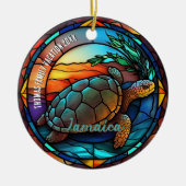 Jamaica Vacation Souvenir Keramik Ornament (Vorne)