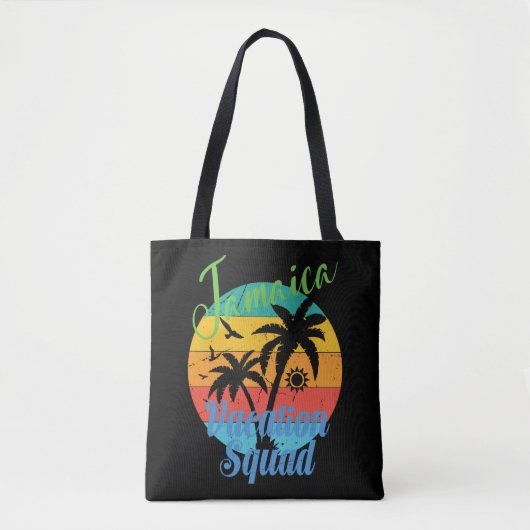Jamaica Vacation Squad 2024 Familienurlaub Reise Tasche (Vorderseite)