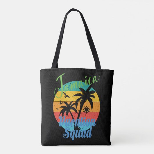 Jamaica Vacation Squad 2024 Familienurlaub Reise Tasche (Rückseite)