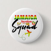 Jamaica Vacation Squad Group Matching Reggae Button (Vorderseite)