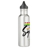 Jamaica Vacation Squad Group Matching Reggae Edelstahlflasche (Links)