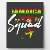 Jamaica Vacation Squad Group Matching Reggae Fotoplatte (Vorderseite)