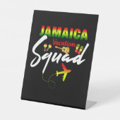 Jamaica Vacation Squad Group Matching Reggae Sockelschild (Vorderseite)