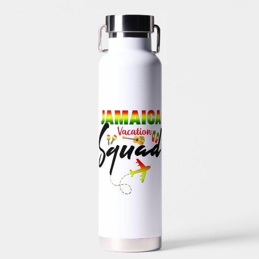 Jamaica Vacation Squad Group Matching Reggae Trinkflasche (Vorne)