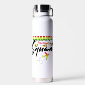 Jamaica Vacation Squad Group Matching Reggae Trinkflasche (Rückseite)