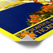 JAMAICA VINTAGE DESIGN PLAKAT (Ecke)