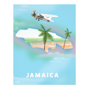 Jamaica Vintage Reiseplakat Fotodruck