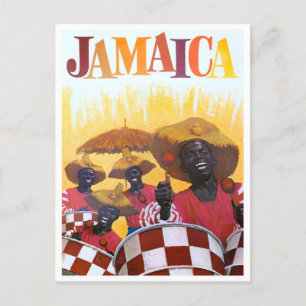 Jamaica Vintage-Reisepostkarte Postkarte