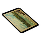 Jamaica Vintage Travel Magnet (Rechte Seite)