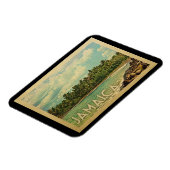Jamaica Vintage Travel Magnet (Linke Seite)