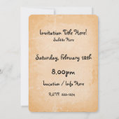 Jamaica Wedding Vintage Travel Poster Einladung (Rückseite)