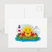 Jamaica ya mon  postkarte (Vorne/Hinten)