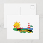 Jamaica ya mon  postkarte (Vorne/Hinten)