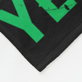 Jamaica Yeah Mon Palm Tree Surfing Beach Summer  Fleecedecke (Ecke)