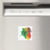 Jamaica Zion Lion Magnet (In Situ (Geschirrspüler))