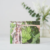 Jamaican Banana Man Postcard Postkarte (Stehend Vorderseite)